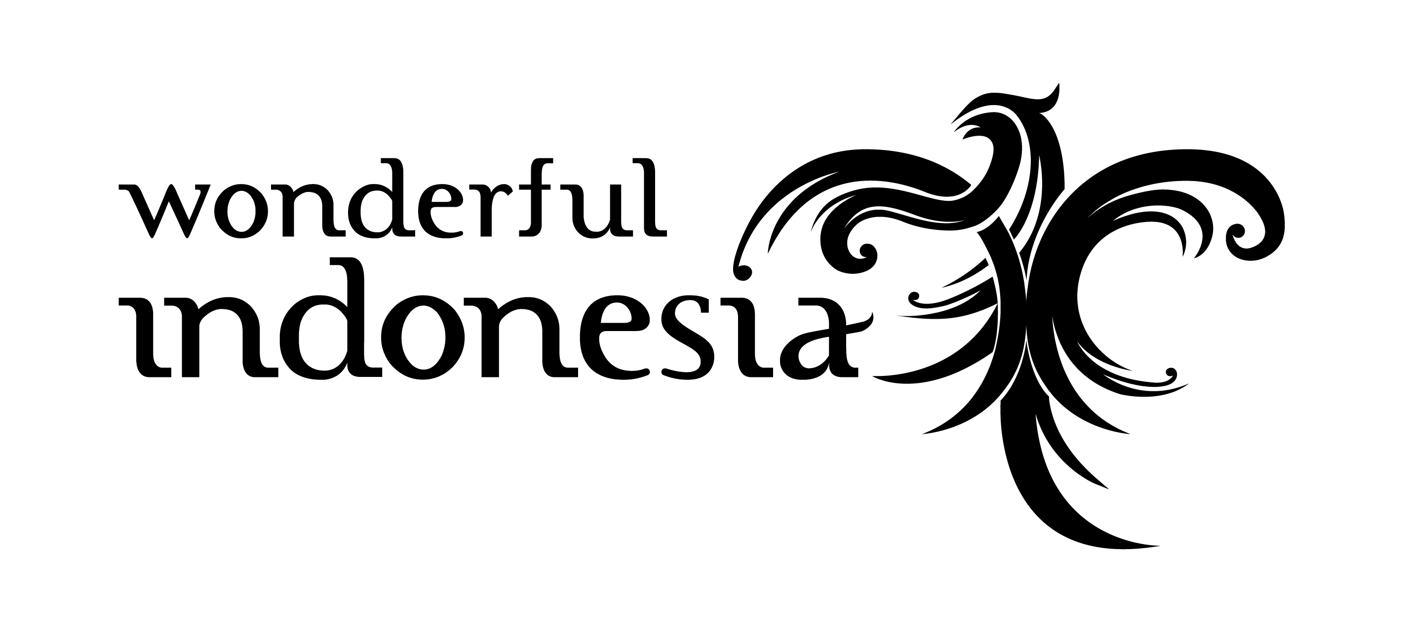 Logo Wonderful Indonesia Hitam